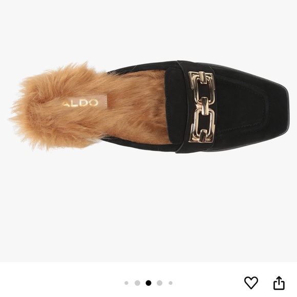 Aldo pageruener in black leather nubuck size 7.5 38 - Picture 6 of 9